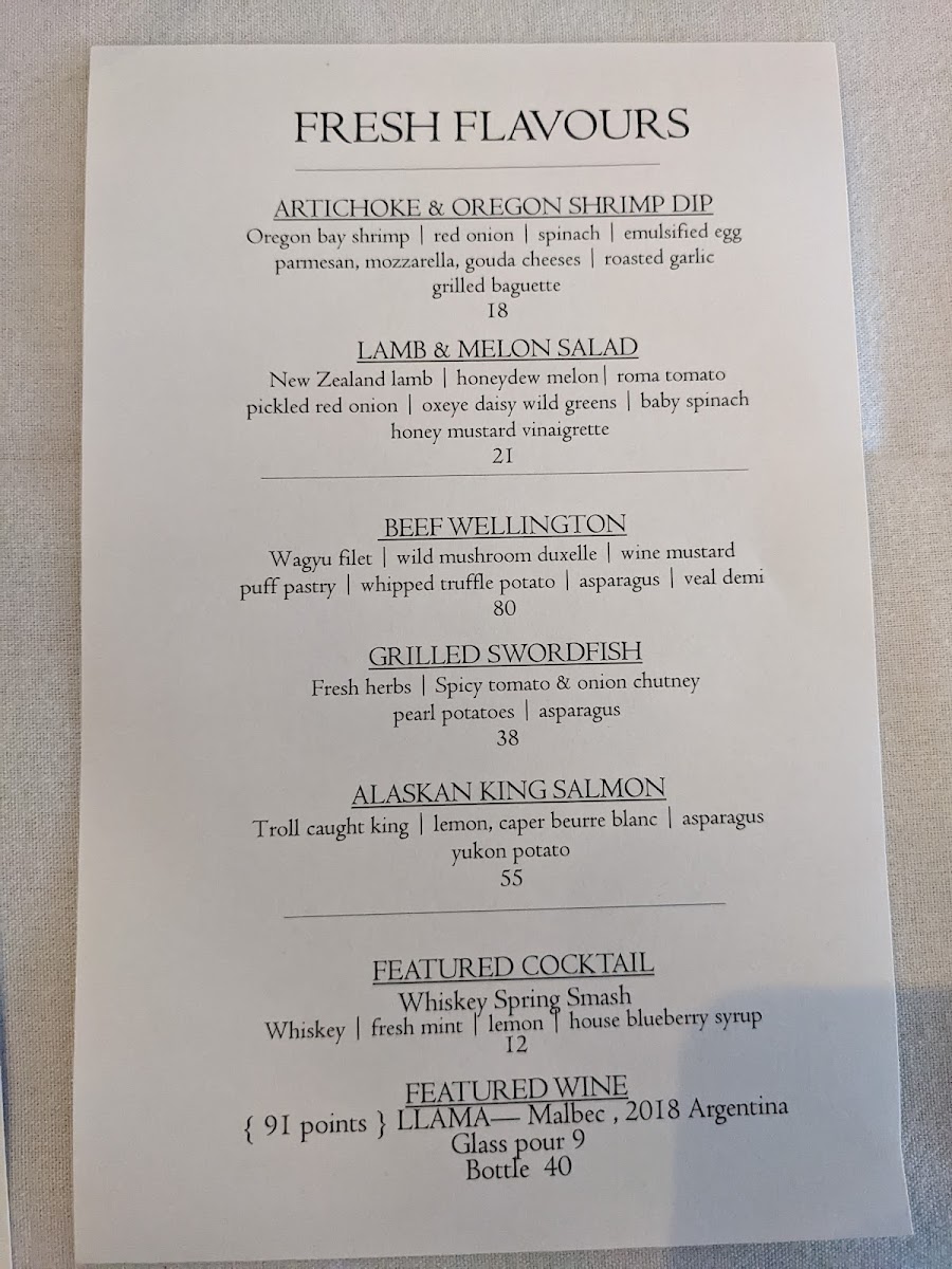 Menu - Flavour Bistro photo 2